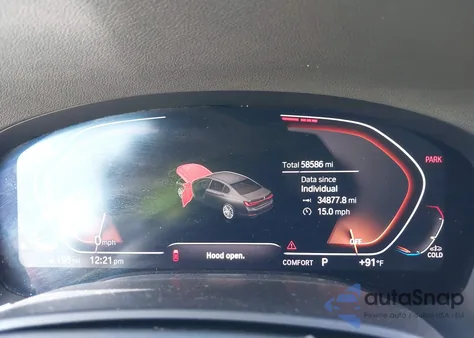 2020 BMW 740I из США, поврежденный, VIN WBA7T2C09LGL17622